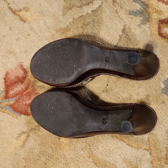 COACH Katalina, brown leather sandal, size 7. - Picture 4 of 11